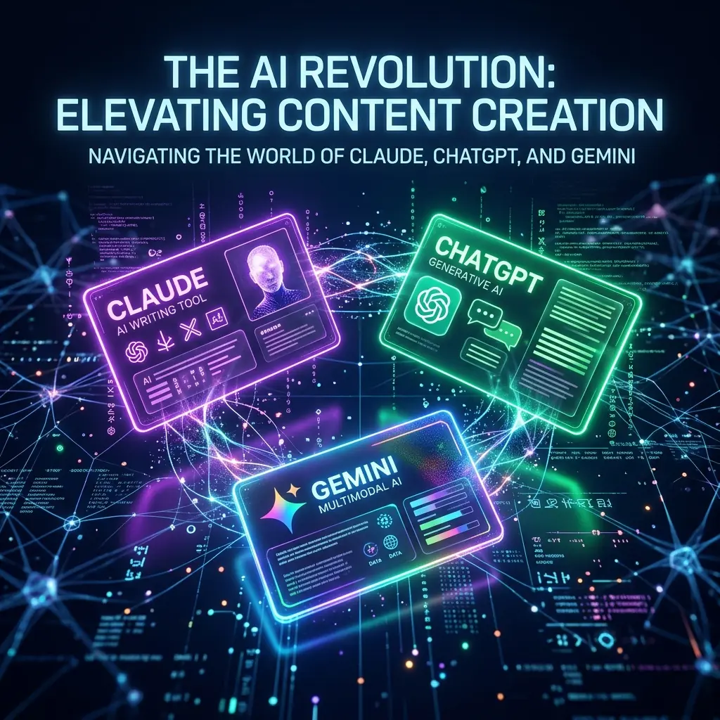 Teaser illustration for: Best AI Writing Tools for Content Creators in 2026: Claude vs ChatGPT vs Gemini
