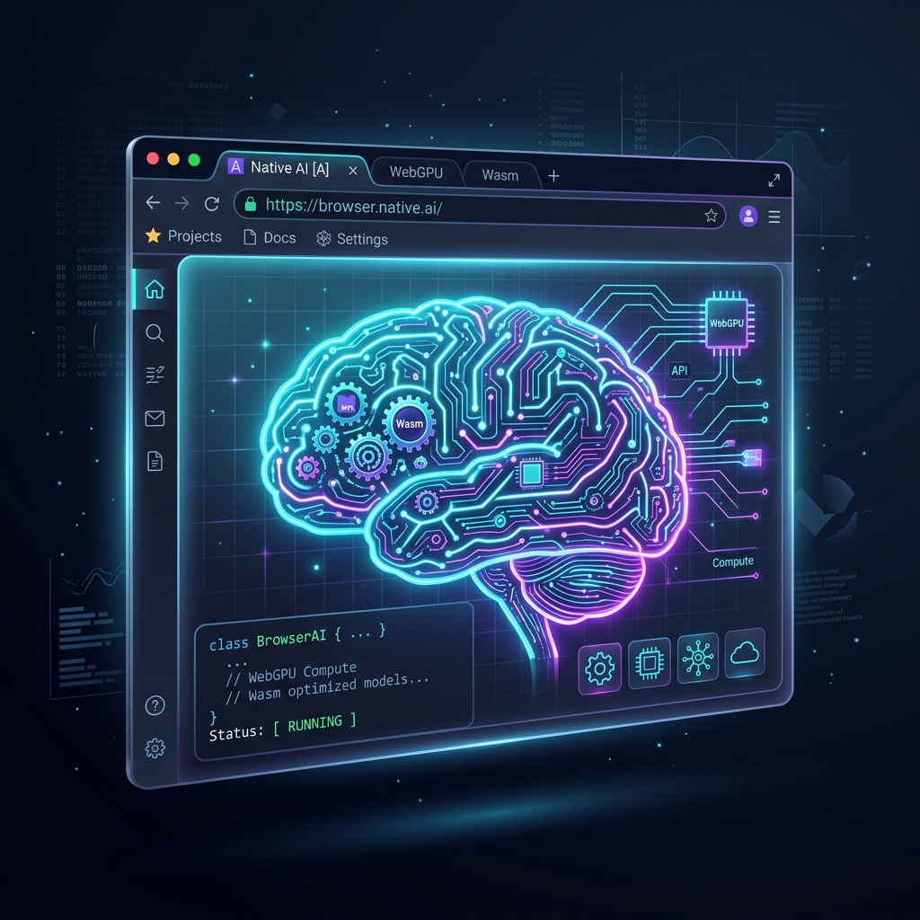 Teaser illustration for: The Zero-Server AI Stack: Running Quantized LLMs Directly in the Browser with WebGPU and WebAssembly