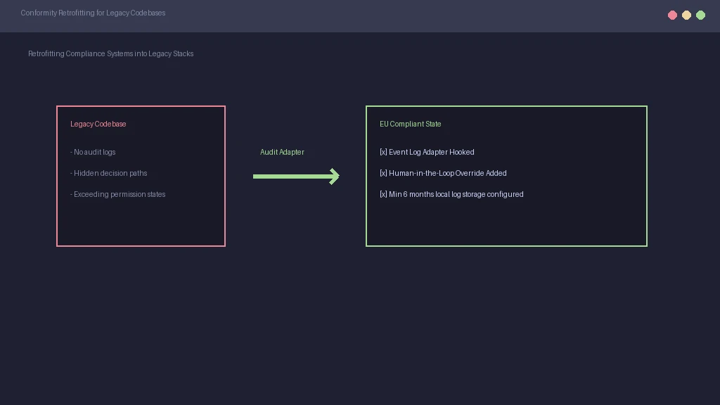 Vulnerability scan chart showing legacy system compliance audit