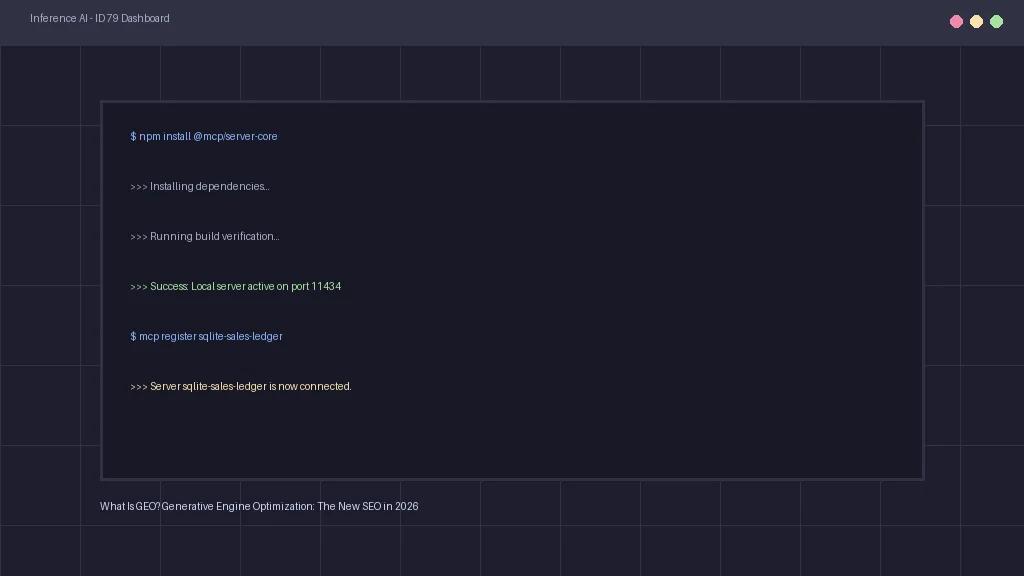 Generative Engine Optimization dashboard showing AI citation sources and search traffic 2026