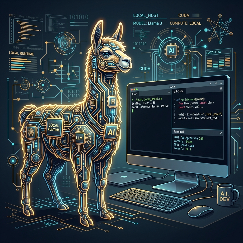 Featured lead visual for: The Ollama Effect: How Local Model Runtimes Are Redefining the Developer's Desktop Stack